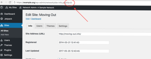 Stěhování Wordpress Multisite