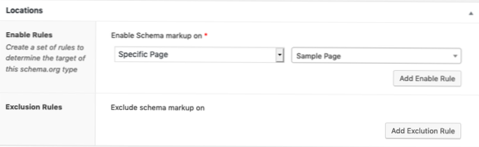 Schéma multiple.les balises de l'organisation sur une seule page de produit