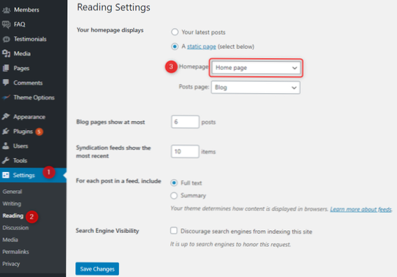 Nyt Wordpress-tema vises ikke i bloggen