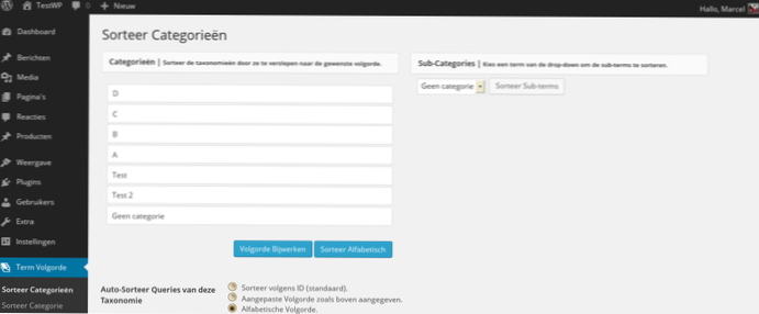 one post per term taxonomy