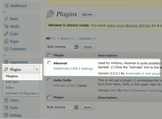 Wordpress-Plugin umbenennen