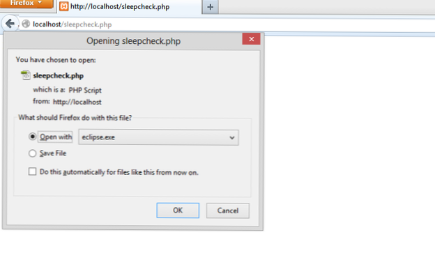 Problém skriptu s prohlížečem PHP