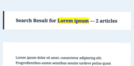 Zoeken Tellen Wordpress Thema