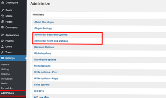 Toon beheerdersbalk aan redacteuren met Buddypres