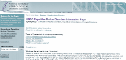 Versión de solo texto del sitio web [cerrado]