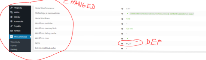 Nelze změnit výchozí jazyk v wordpressu - změní texty na můj jazyk, ale výchozí hodnota zůstane en_US