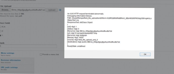 Quel est le crochet pour obtenir le chemin et le nom du fichier qui est en cours de téléchargement?