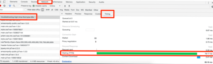 O co se tento kód snaží? To byla příčina mého 20s TTFB