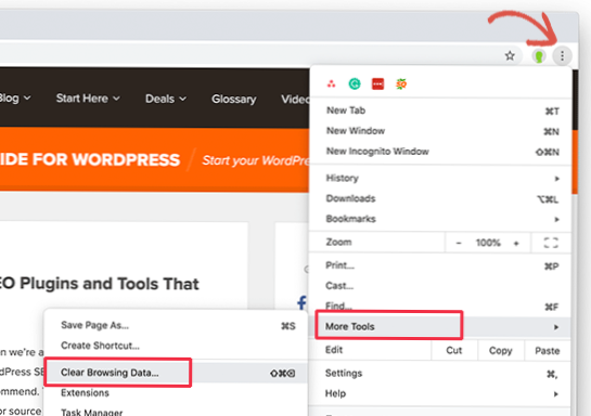 Hvorfor WordPress-hurtigbuffer ikke er tilgjengelig etter omlastingsside?