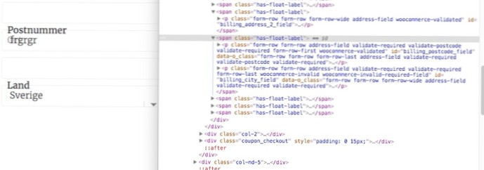 Paiement WooCommerce  Comment puis-je modifier $field_container d'un champ de paiement?