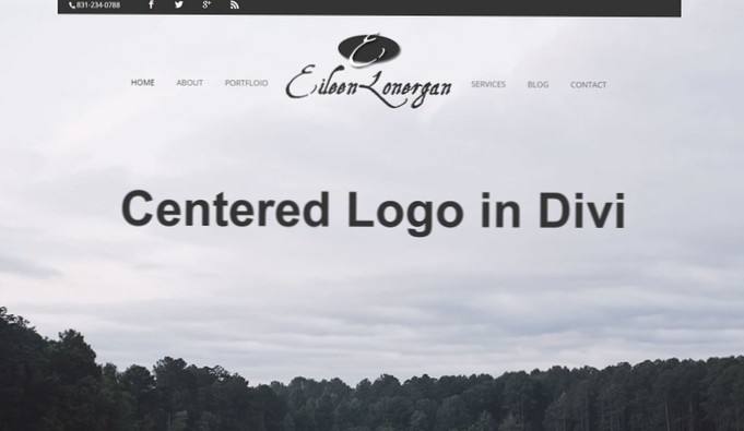 Wordpress navbar with logo in middle [closed]