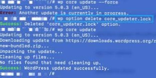 Wordpress versjon 5 - En annen oppdatering pågår nå