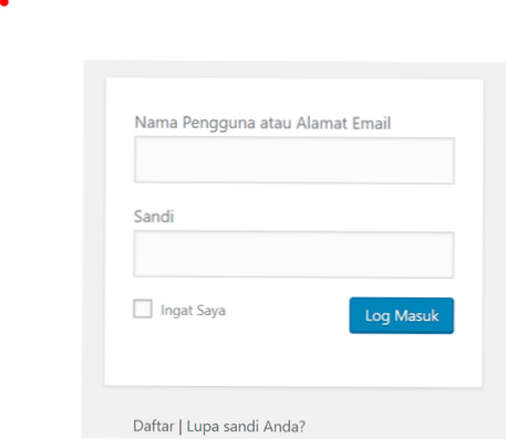 wp-login ikke fundet - Alle sædvanlige løsninger fungerer ikke
