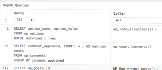WP_Term_Query->get_terms() sehr langsame Abfrage für WordPress-Filter