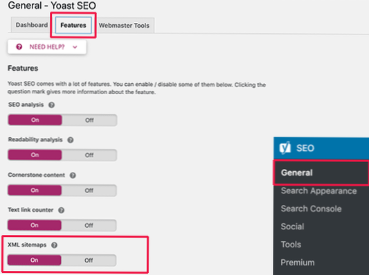 XML sitemap ve Wordpressu 5 bez pluginu?