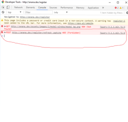 Chyba 403 pro požadavek ajax POST