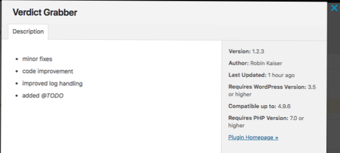 Přidání banneru do instalačního dialogu vlastního pluginu