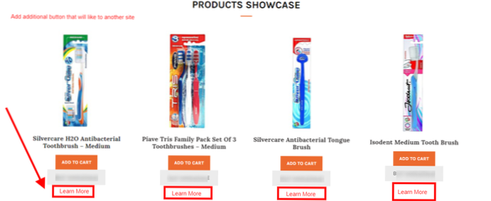 Adding an external link to product grid list pages for woocommerce