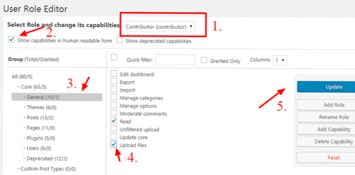 Allow Contributors to Upload Files