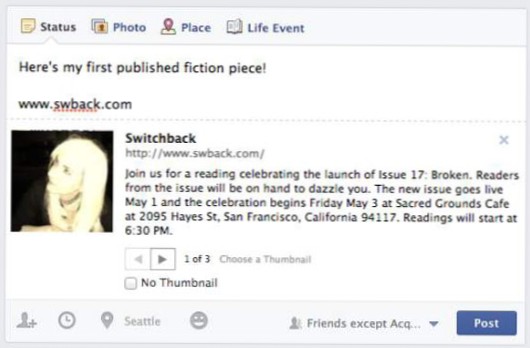 Assign a link of a post to <article> that contains that post?