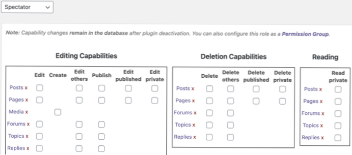 bbPress plugin moderator roles