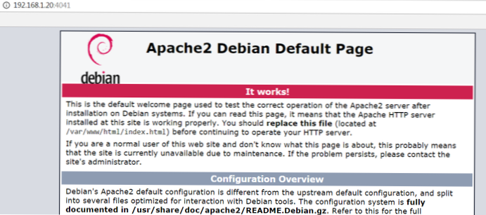 Konfigurer WordPress til at lytte til en anden port end 80