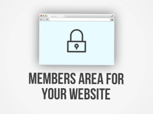 Creați pagină protejată prin parolă, fără înregistrare