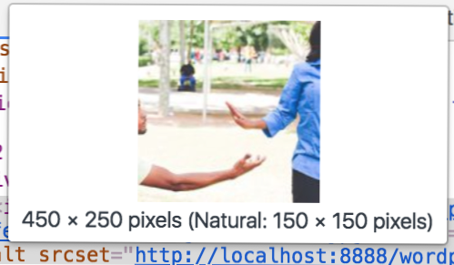 custom class and size for the_post_thumbail