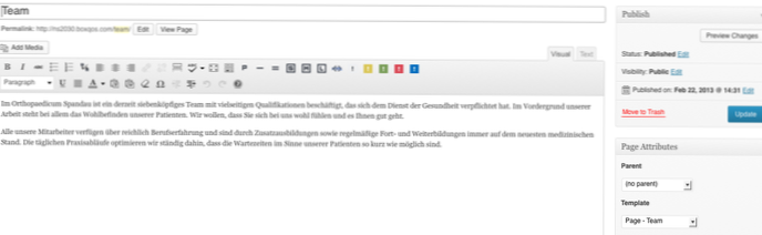 Custom post template doen't have any