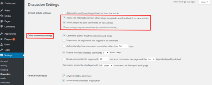 Kommentarfenster für alle vorhandenen Beiträge (Seiten/Blogposts) deaktivieren