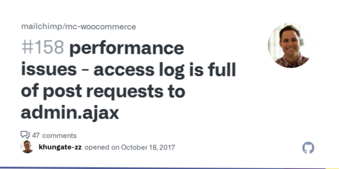 Har det at have mere end 30 Admin Ajax indflydelse på webstedets ydeevne (plugin)?