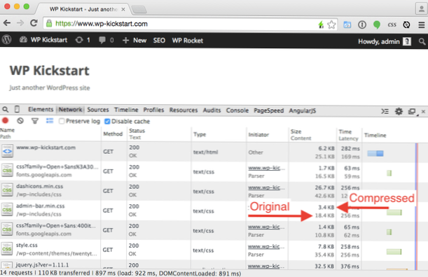serverer wordpress statiske filer?