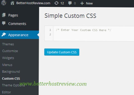 Edit CSS of a plugin
