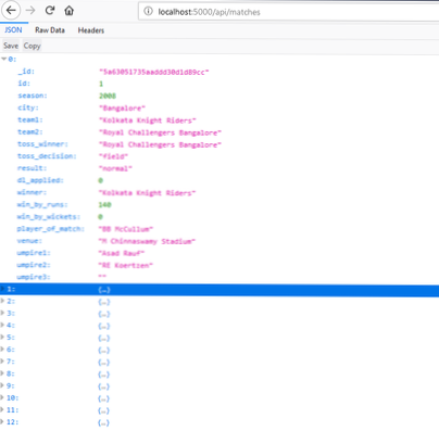Fetching users data from REST API