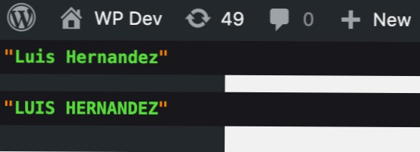 Hvordan Apply_filters fungerer i WordPress?