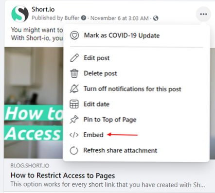 How do I hide the 'Edit' link in publshed posts