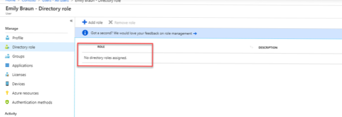 Wie schränke ich den Zugriff eines zweiten Administrators ein??