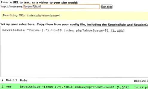 In che modo WordPress riscrive gli URL utilizzando i suoi script PHP?