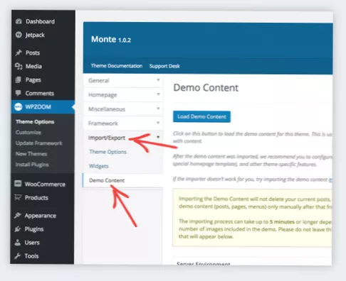 Sådan tilføjes en import-widgets-funktionalitet til wordpress-temaer uden et plugin