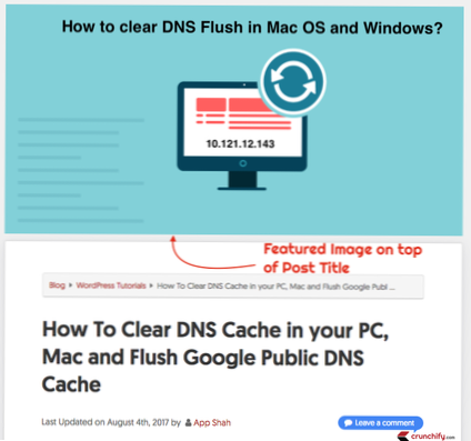 How to add post title below the featured image in the plugin code?
