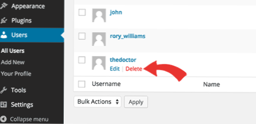 Comment ajouter un nom d'utilisateur wordpress après l'url?