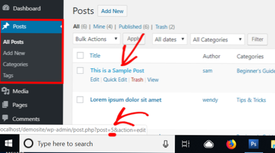 How to display the specific post content by using POST ID