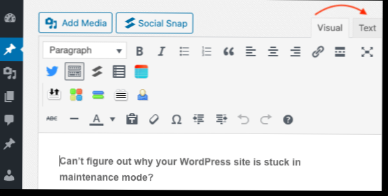 Jak vložit soubory HTML přímo do Wordpressu