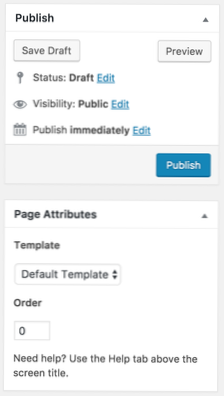 How to enable post types on Page Attributes?