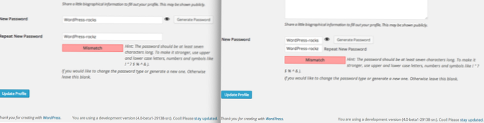 how to get password from user instead wp-generate-password