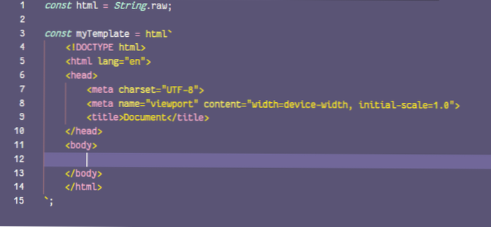 Hvordan inkludere en funksjon i en mal med malmerke