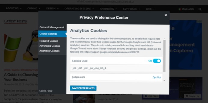 Come rendere il mio plugin compatibile con GDPR?