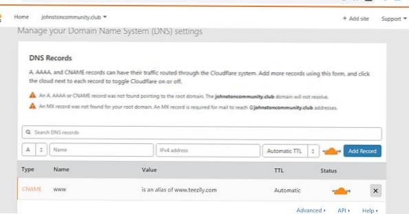 Hvordan omdirigere ikke www til www? [lukket]