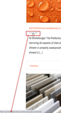 How to remove a link of date archive