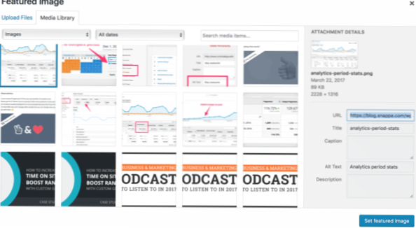 Hur man visar skalad utvald bild i mallen?